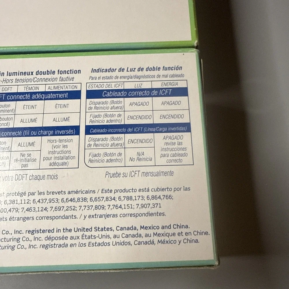 Lot of 2 Leviton N7899-W White Slim GFCI SmartlockPro Commercial Receptacles